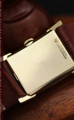 グリュエンの1945年頃のダイヤモンド装飾が綺麗なアンティーク腕時計-W1448-16