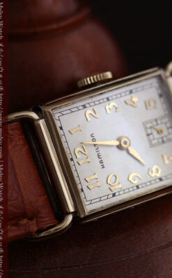 ハミルトンの縦長のアンティーク腕時計-W1449-10