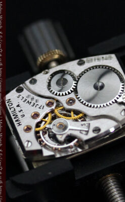 ハミルトンの縦長のアンティーク腕時計-W1449-16