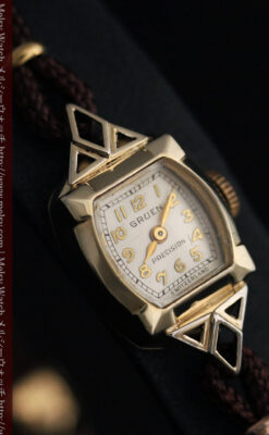 グリュエンの女性用腕時計トライアングル-W1450-10