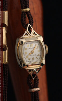 グリュエンの女性用腕時計トライアングル-W1450-9