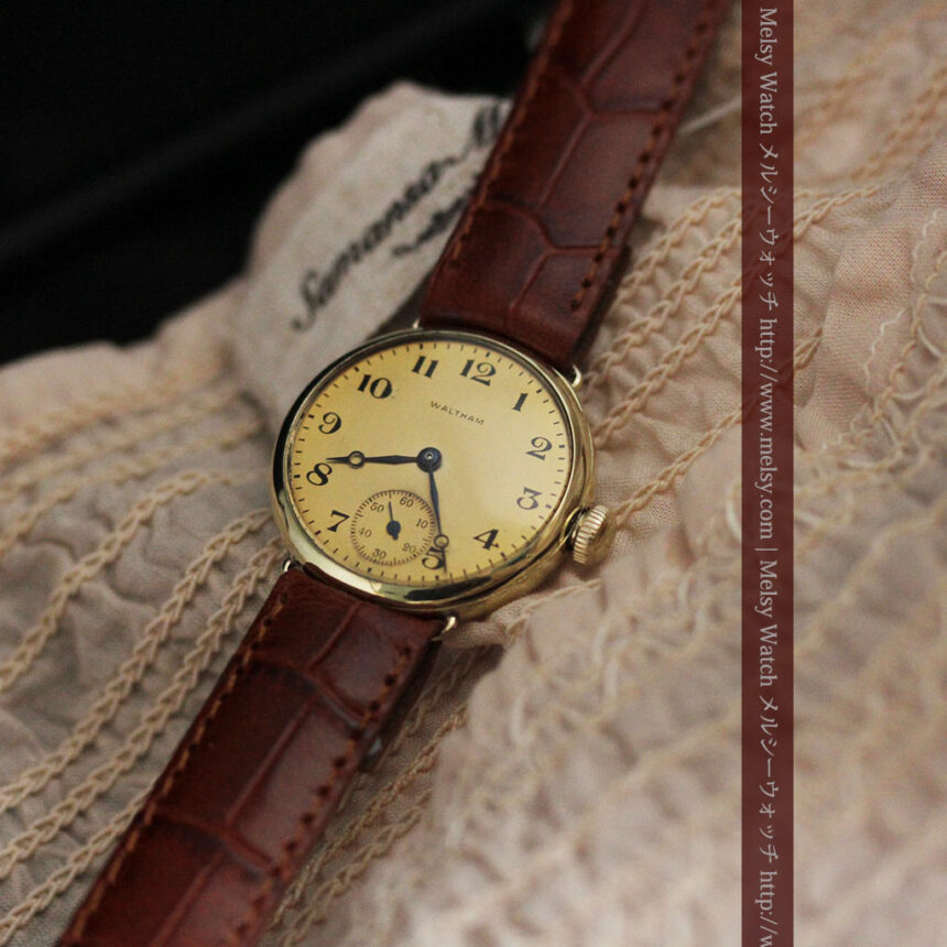 ウォルサムのシンプルな女性用アンティーク腕時計-W1451-1