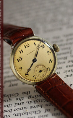 ウォルサムのシンプルな女性用アンティーク腕時計-W1451-2