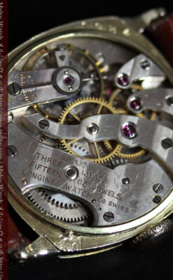 ロンジンのカジュアルなアンティーク腕時計-W1452-14