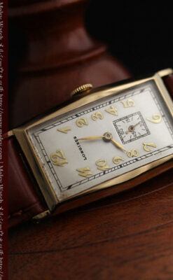 ロンジンの縦長のアンティーク腕時計-W1453-11