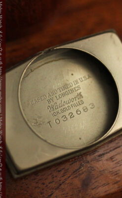 ロンジンの縦長のアンティーク腕時計-W1453-15