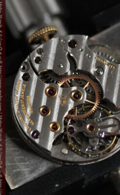 ロンジンの縦長のアンティーク腕時計-W1453-16