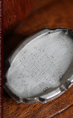 ハミルトン1940年頃の婦人物アンティーク腕時計-W1456-13