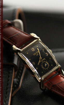 グリュエンの渋さの光るアンティーク腕時計-W1457-1