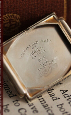 グリュエンの渋さの光るアンティーク腕時計-W1457-14