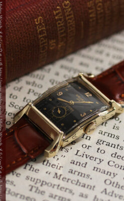 グリュエンの渋さの光るアンティーク腕時計-W1457-3