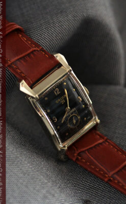 グリュエンの渋さの光るアンティーク腕時計-W1457-7