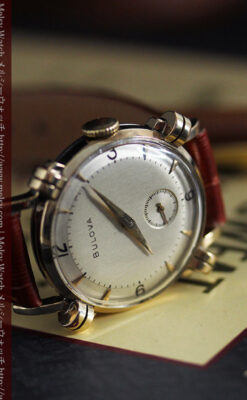 ブローバ1951年製のアンティーク腕時計-W1458-1