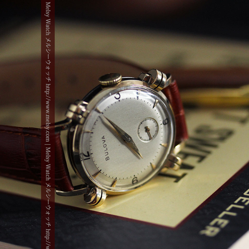 ブローバのケースデザインの面白いアンティーク腕時計 1951年製