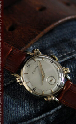 ブローバ1951年製のアンティーク腕時計-W1458-3