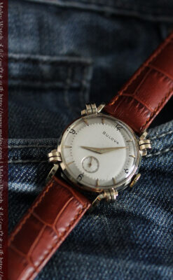 ブローバ1951年製のアンティーク腕時計-W1458-4