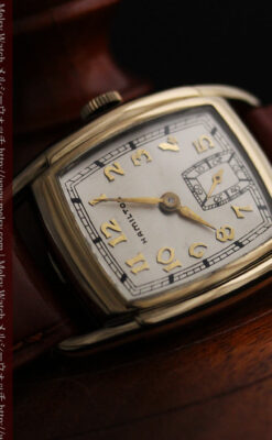 ハミルトンの曲線の綺麗な1940年頃のアンティーク腕時計-W1460-10