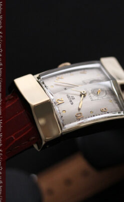 グリュエン騎士の兜のようなアンティーク腕時計-W1461-3