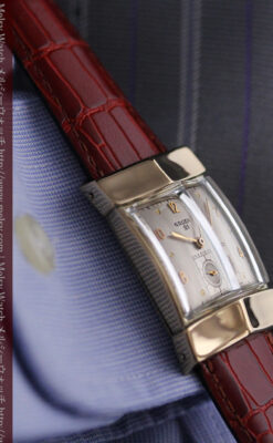 グリュエン騎士の兜のようなアンティーク腕時計-W1461-7