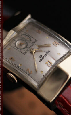 グリュエン騎士の兜のようなアンティーク腕時計-W1461-9