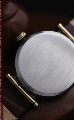 可動ラグを持つエルジンの雰囲気あるアンティーク腕時計-W1462-13