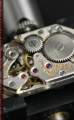 個性の光るグリュエン 女性用アンティーク腕時計【1920年頃】-W1464-15