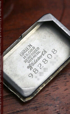 個性の光るグリュエン 女性用アンティーク腕時計【1920年頃】-W1464-16