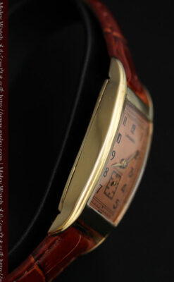 ロンジンのアンティーク腕時計【1939年製】ローズ色-W1465-12