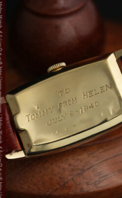 ロンジンのアンティーク腕時計【1939年製】ローズ色-W1465-14