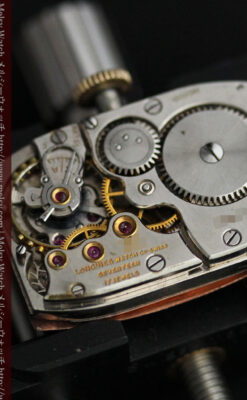 ロンジンのアンティーク腕時計【1939年製】ローズ色-W1465-16