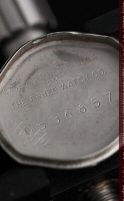 グリュエンの上品なメッシュバンドのアンティーク腕時計 【1950年頃】-W1466-11