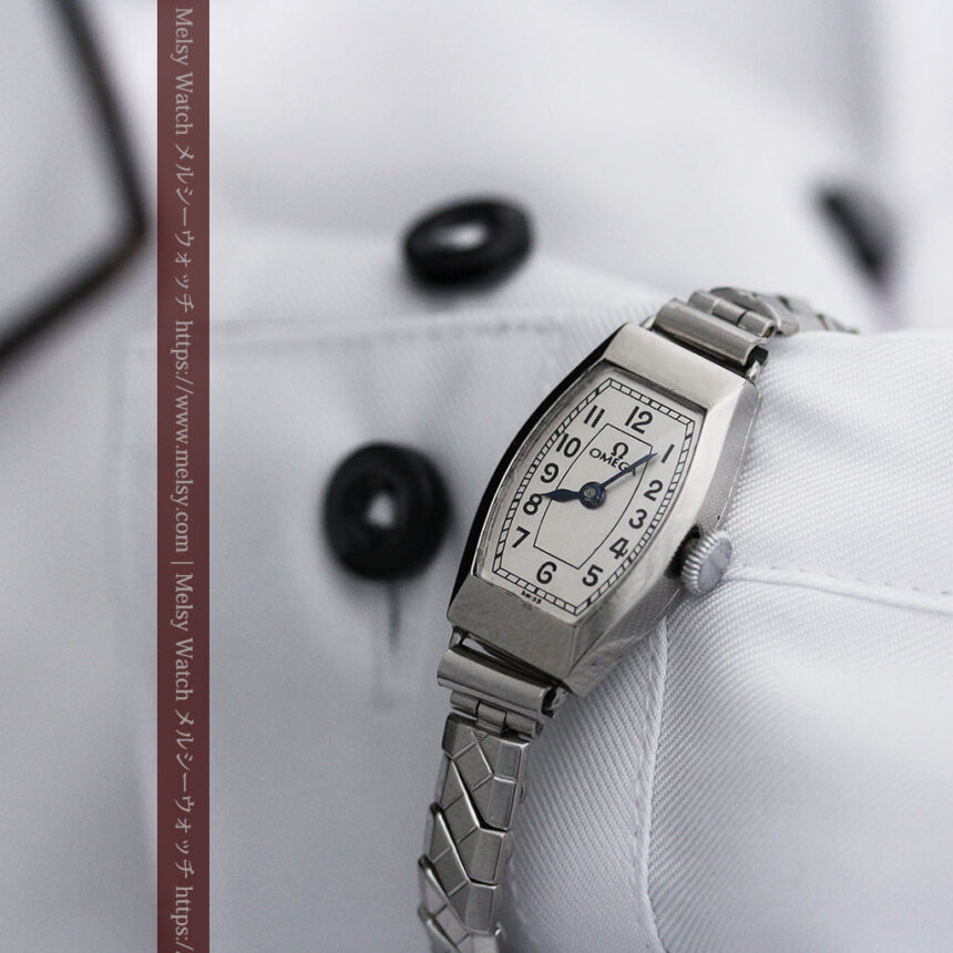 長く使いたくなるデザインのオメガの女性用アンティーク腕時計【1938年製】-W1468-1