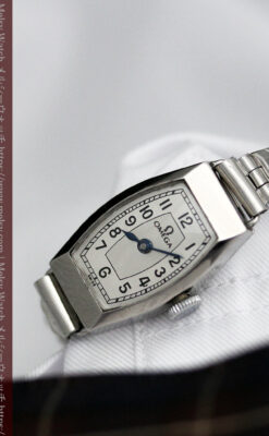 長く使いたくなるデザインのオメガの女性用アンティーク腕時計【1938年製】-W1468-2