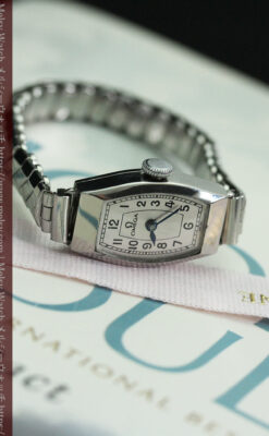 長く使いたくなるデザインのオメガの女性用アンティーク腕時計【1938年製】-W1468-8