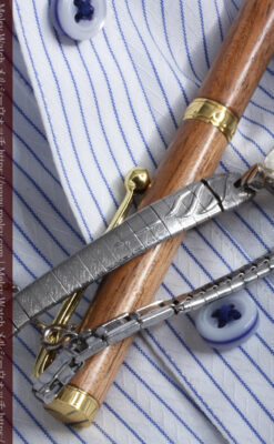 ハミルトンの上品な姿の女性用金無垢腕時計 【1960年頃】-W1469-10