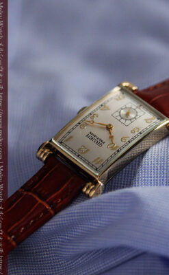 グリュエンの上品さと風格を備えるアンティーク腕時計【1940年頃】-W1471-1