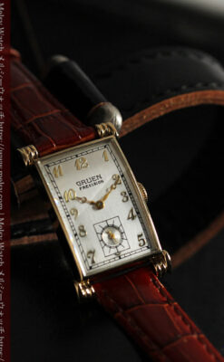 グリュエンの上品さと風格を備えるアンティーク腕時計【1940年頃】-W1471-2