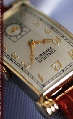 グリュエンの上品さと風格を備えるアンティーク腕時計【1940年頃】-W1471-8