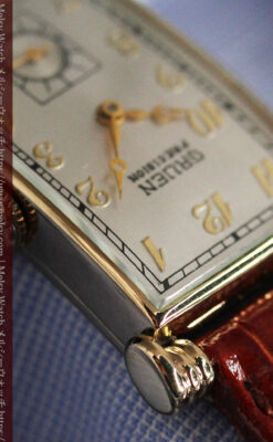 グリュエンの上品さと風格を備えるアンティーク腕時計【1940年頃】-W1471-9