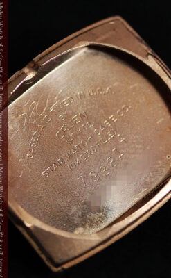 こだわりを重ねたグリュエンのローズ色のアンティーク腕時計【1940年頃】-W1472-13