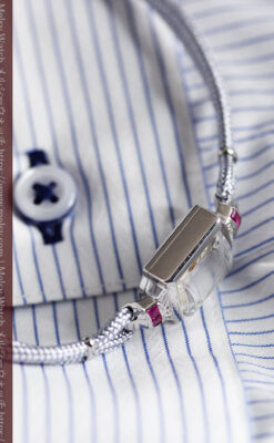 ロンジン 金無垢女性用アンティーク腕時計 ルビーとダイヤ装飾 【1943年製】-W1474-14