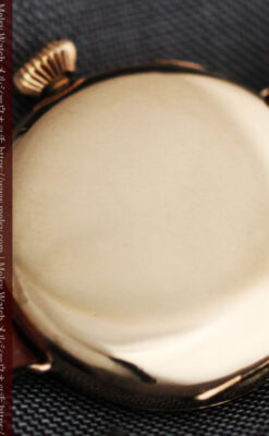 エルジン アンティーク腕時計 趣き深い青と銀の文字盤 【1904年製】-W1475-15