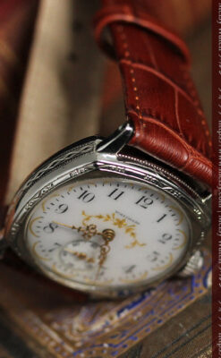 ウォルサムのアンティーク腕時計 深みのある美しさ 【1908年製】-W1476-12