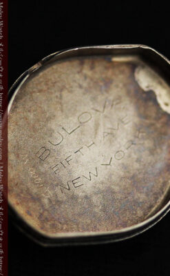 ブローバの金銀2色の装飾際立つ女性用アンティーク腕時計 【1942年製】-W1477-13
