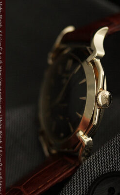 グリュエン アンティーク腕時計 蜘蛛・黒文字盤 【1950年頃】-W1478-14