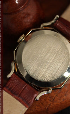 グリュエン アンティーク腕時計 蜘蛛・黒文字盤 【1950年頃】-W1478-15