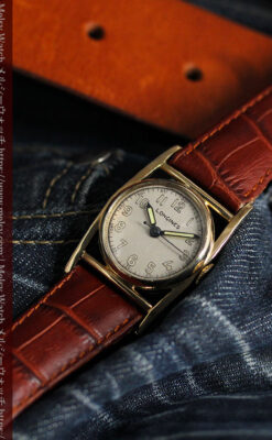 ロンジン アンティーク腕時計 魅せるカジュアル 【1944年製】-W1479-12