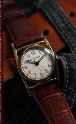 ロンジン アンティーク腕時計 魅せるカジュアル 【1944年製】-W1479-14