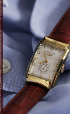 ロンジン アンティーク腕時計 昭和のレトロ美 【1951年製】-W1480-8