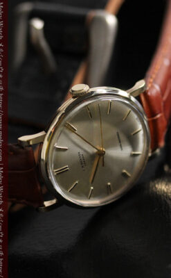 ベンソンの昭和レトロな金無垢アンティーク腕時計 【1967年頃】-W1483-12